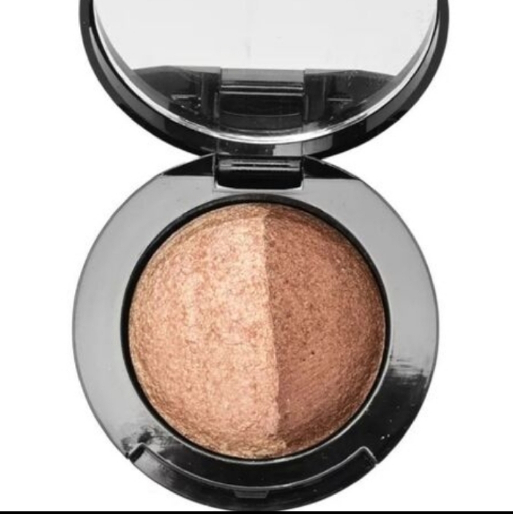 Baked Shimmer Bronzer Duo - Champagne Bronze